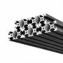 VEVOR 5PCS 2040 Aluminum Extrusion Profile, 78.74 Inch 2000 mm, V Slot European Standard Anodized Linear Rail, High-Strength Extruded Aluminum Rail, for 3D Printer Parts and CNC DIY Workbench, Black