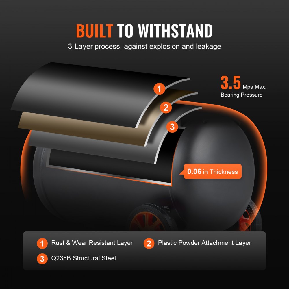 Vzduchový kompresor VEVOR 9,3 galónu 1800 W 5,12 CFM@ 90PSI 70 dB Ultra tichý bezolejový