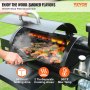 VEVOR 47" Heavy Duty Charcoal Grill BBQ Portable Grill with Cart Outdoor Cooking
