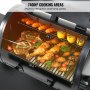 VEVOR 53" Heavy Duty Charcoal Grill BBQ Portable Grill with Cart Outdoor Cooking