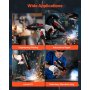 VEVOR Portable Handheld Welding Machine 20-130A with Stepless Current Adjustment