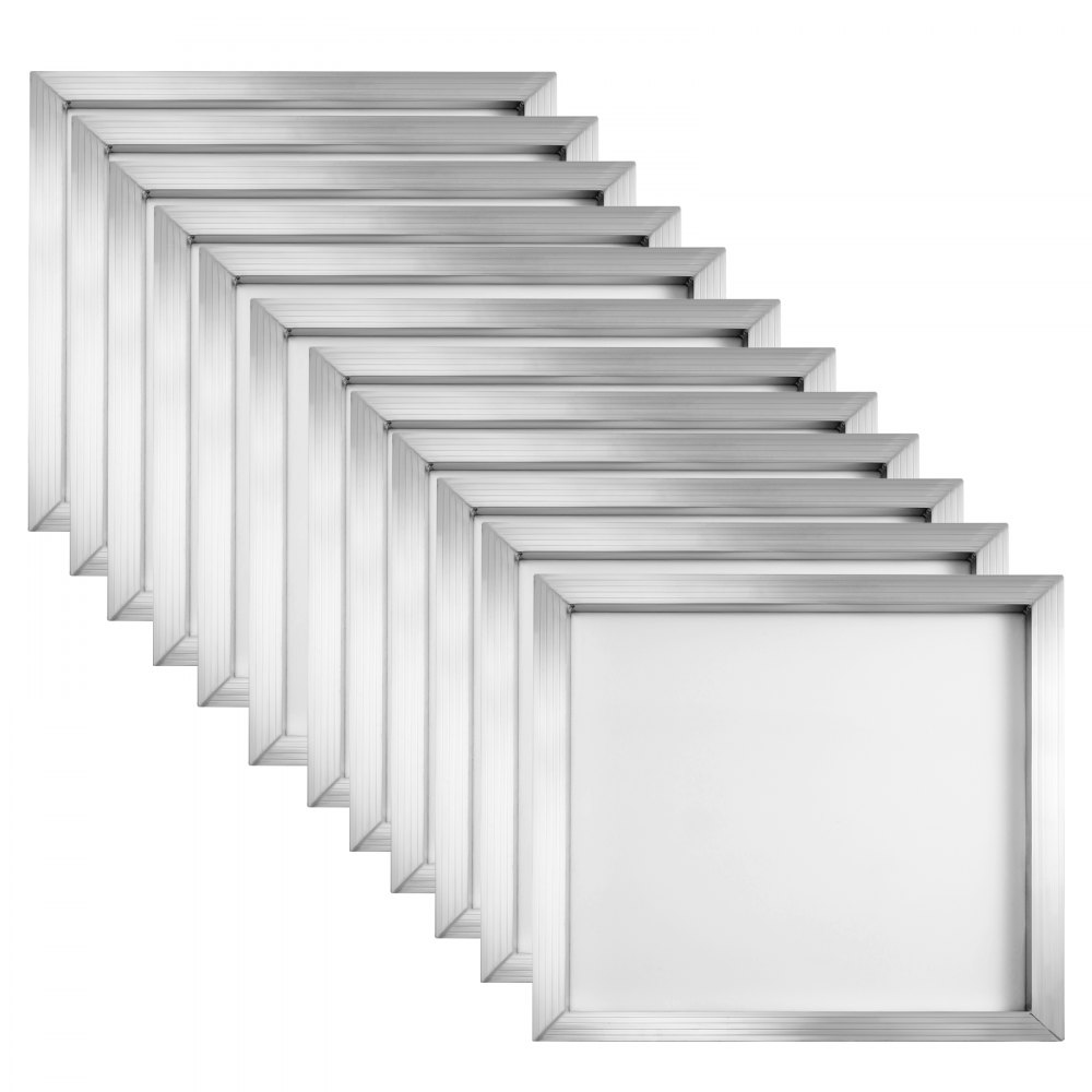 12 Pack 8"x10" Aluminum Frame Silk Screen Printing Screens With 110 Mesh