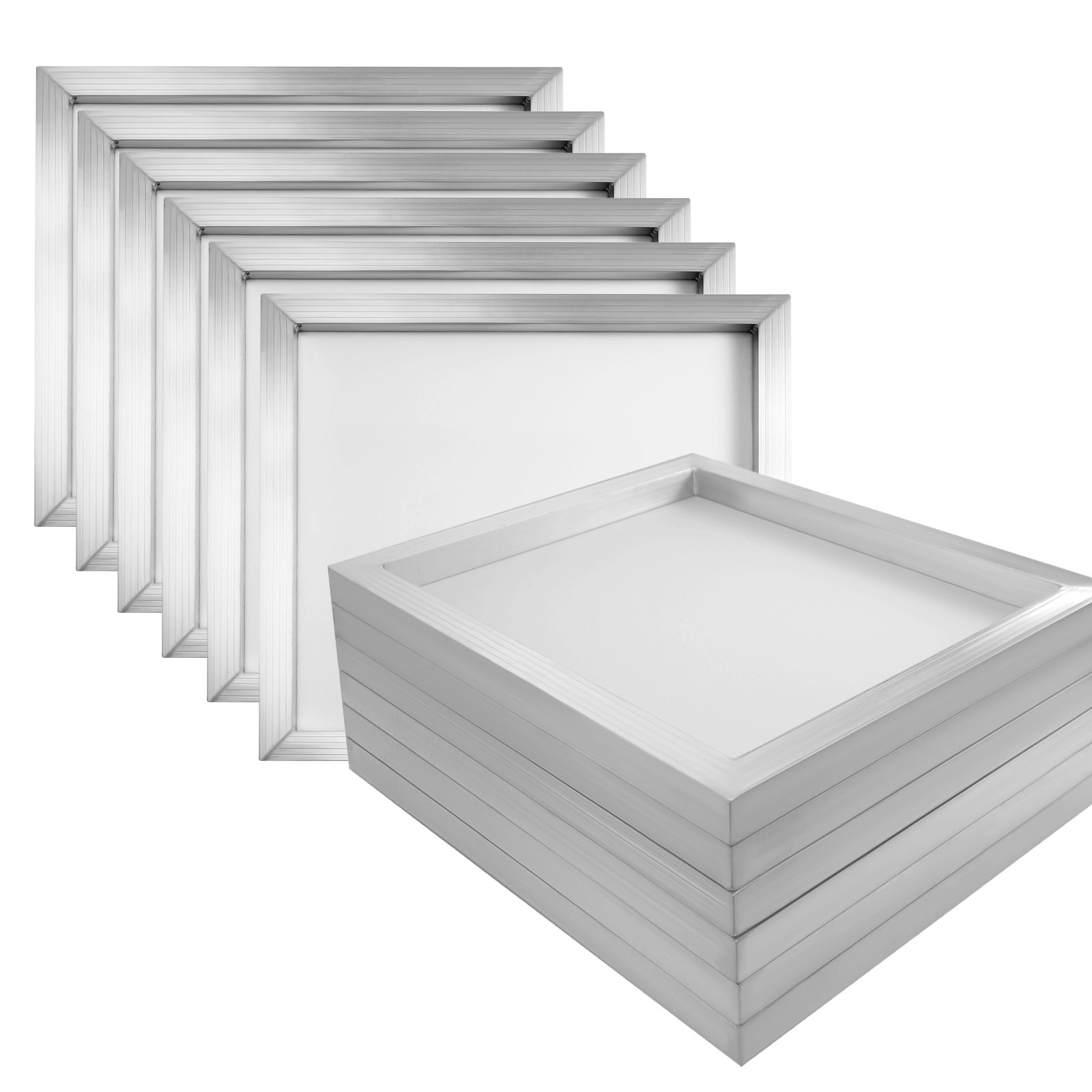 12 Pack 8"x10" Aluminum Frame Silk Screen Printing Screens With 110 Mesh