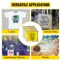 VEVOR Silk Screen Frame 4 Pieces Aluminum Silk Screen Frame 20x20 Inch Silk Screen Printing Frame with Yellow 355 Count Mesh
