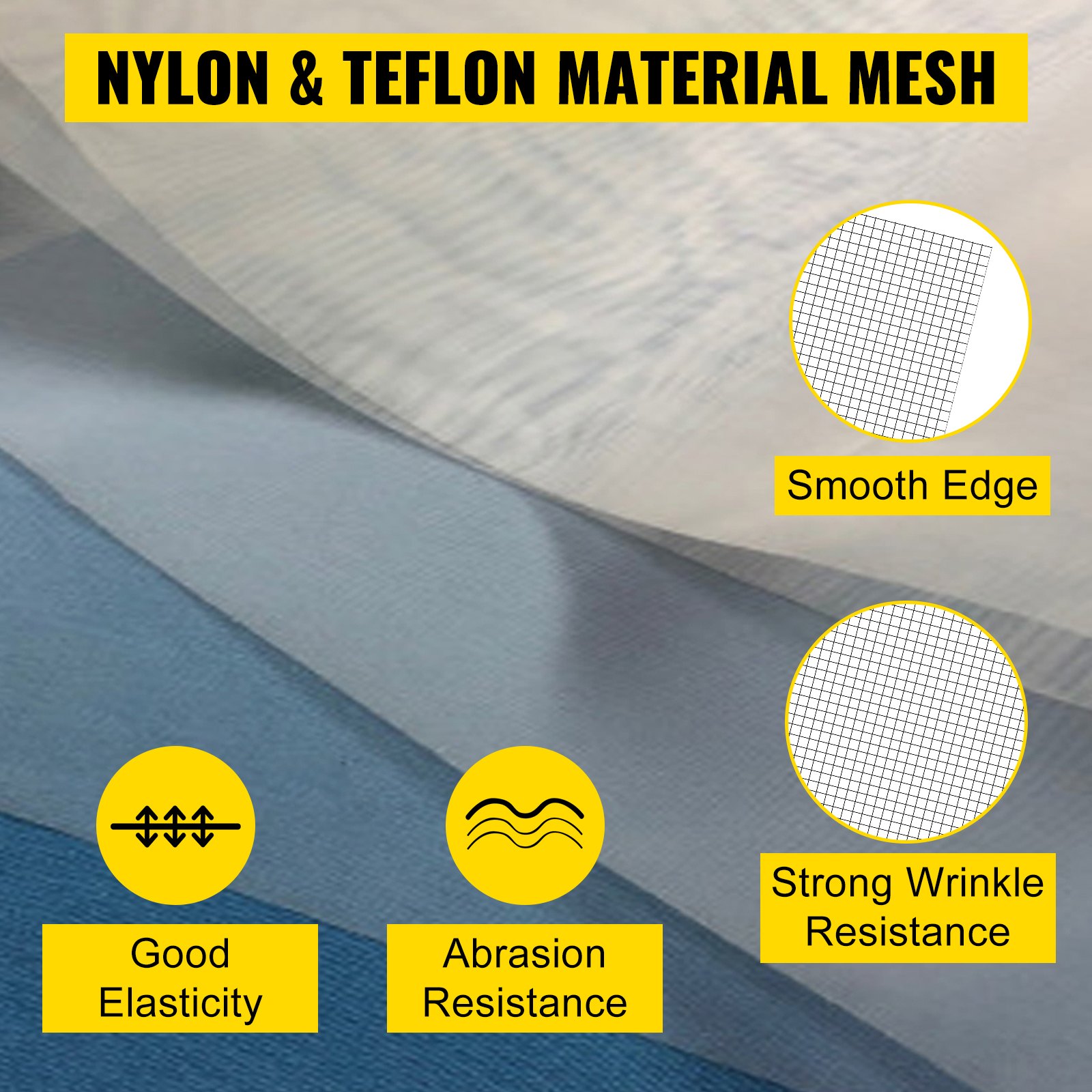 6PCS Aluminum Alloy Silk Screen Printing Frame With 43T/110 Mesh Screen 50x60cm