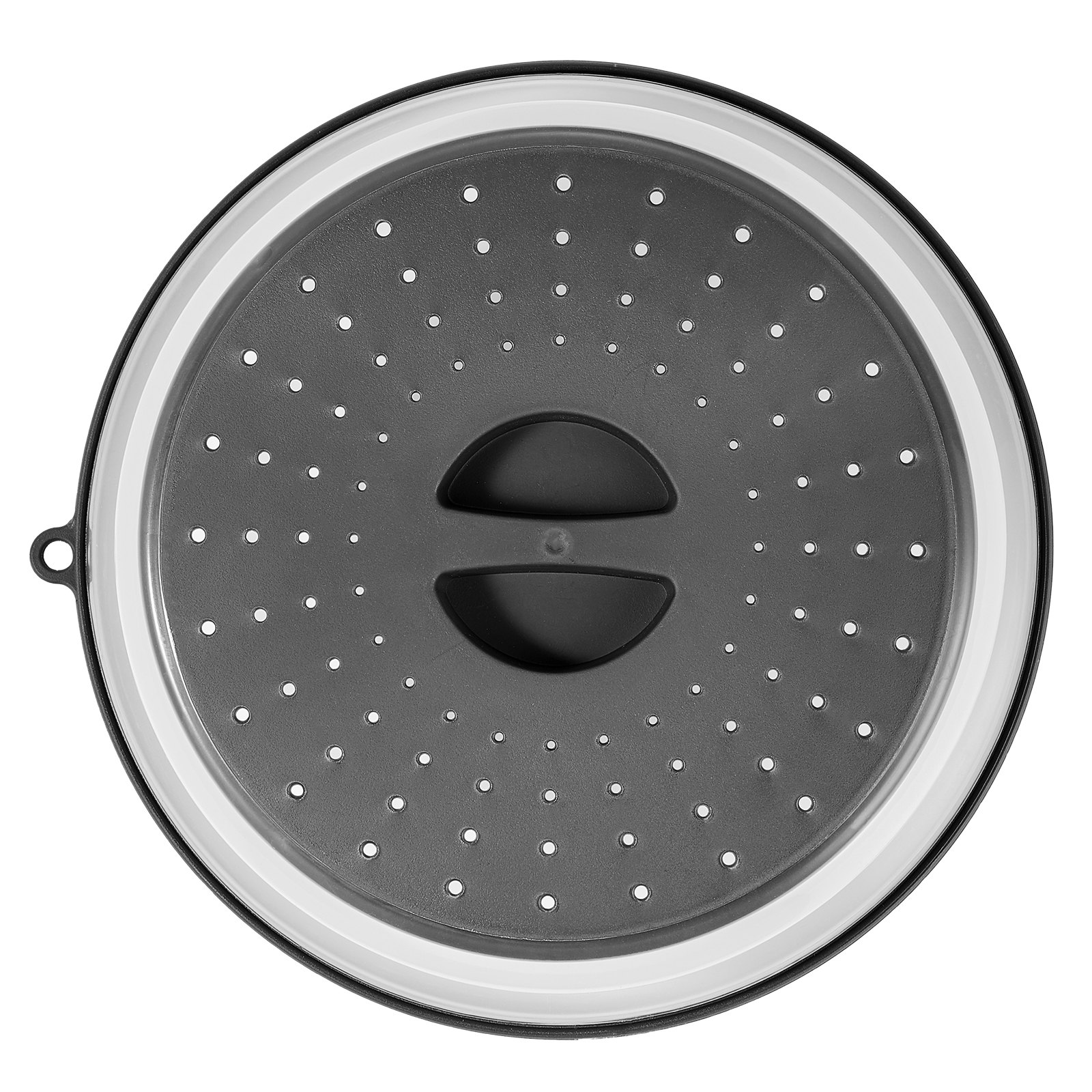 VEVOR 2PCS Microwave Splatter Covers, 10.4" Collapsible Microwave Lid for Food, 300°F Heat-Resistant PP Splatter Guard for Plate Dish, Multi-Use Kitchen Colander Gadget for Washing Fruits Vegetables