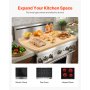 Noodle Board Stove Cover Bamboo Wood Stove Top Cover Kitchen Electric Gas Stove