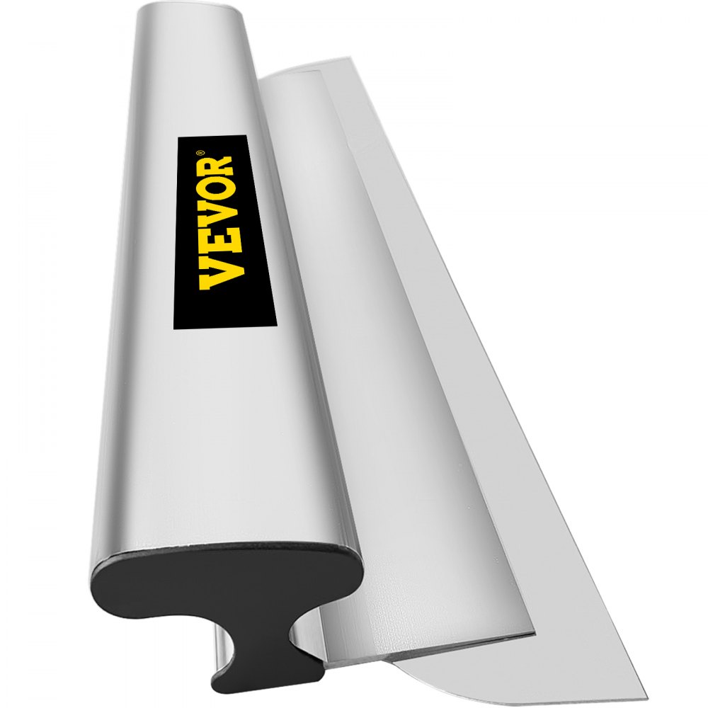 VEVOR Drywall Skimming Blade Set,10\"+16\" +24\" Blades,European Stainless Steel Construction Knife, Aluminum Blade Profile Smoothing Knockdown Spatula for Gyprock/Drywall/Wall-Board