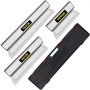 VEVOR Drywall Skimming Blade Putty Knife Combo 25.4/40.6/61 cm Finishing Trowel Tool