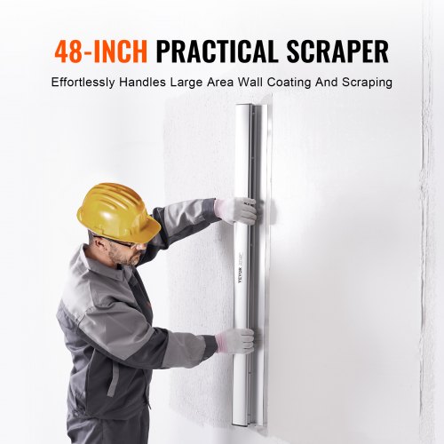 VEVOR Drywall Skimming Blade 48 in. Smoothing Knife Stainless Steel Blade Professional Skim Coat Tools For Drywall Wipe
