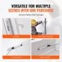 VEVOR Drywall Skimming Blade,48 inch Smoothing Knife,  Stainless Steel Blade & Aluminum Alloy Body Professional Skim Coat Tools For Drywall, Wipe/Drywall Knife, for Gyprock/WallBoard/Plasterboard