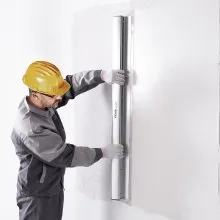 VEVOR Drywall Skimming Blade,48 inch Smoothing Knife,  Stainless Steel Blade & Aluminum Alloy Body Professional Skim Coat Tools For Drywall, Wipe/Drywall Knife, for Gyprock/WallBoard/Plasterboard