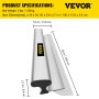 VEVOR Drywall Skimming Blade Putty Knife 40inch Finishing Tool Stainless Steel