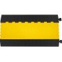 VEVOR 5 Channel Rubber Cable Protectors Extreme Cable Ramps 29937.1 kg Heavy Duty 5 Slots Protective Cable Wire Cord Ramp Driveway Rubber Traffic Speed Bumps