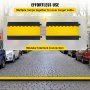 VEVOR 5 Channel Cable Protectors Extreme Rubber Cable Ramps Heavy Duty Protective Cable Wire Cord Ramp Driveway Rubber Traffic Speed Bumps Cable Protector (5-Channel, 1Pack-18000Lb)