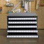 VEVOR Gabinete dispensador de brocas, dispensador de brocas de cinco cajones, gabinete organizador de brocas de vástago reducido de 1/2", gabinete organizador dispensador de brocas para tamaños de 33/64" a 63/64" en incrementos de 1/64