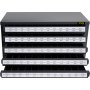 VEVOR Gabinete dispensador de brocas, dispensador de brocas de cinco cajones, gabinete organizador de brocas de vástago reducido de 1/2", gabinete organizador dispensador de brocas para tamaños de 33/64" a 63/64" en incrementos de 1/64