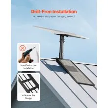VEVOR Starlink Gen 3 Roof Mount 45-135° Adjustable Mounting Roof Pole Adapter