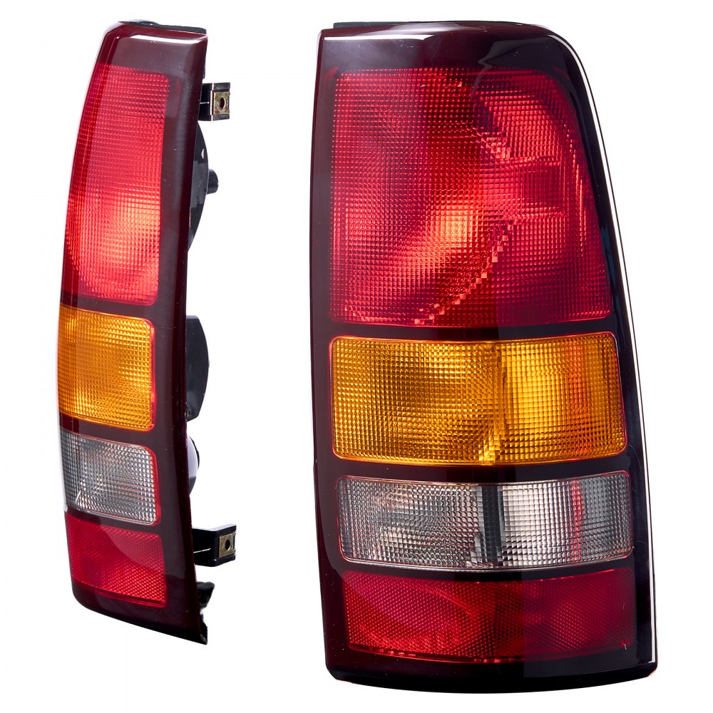 VEVOR Tail Light Assembly Compatible with 1999-2003 Chevy Silverado 1999-2006 GMC Sierra 1500 1500 HD 2500 2500 HD 3500, 2007 GMC Sierra Classic Driver & Passenger Side Taillights without Bulbs (2PCS)
