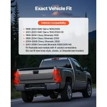 VEVOR 2PCS Tail Light Assembly for 1999-2006 Chevy Silverado 1500 2500 3500
