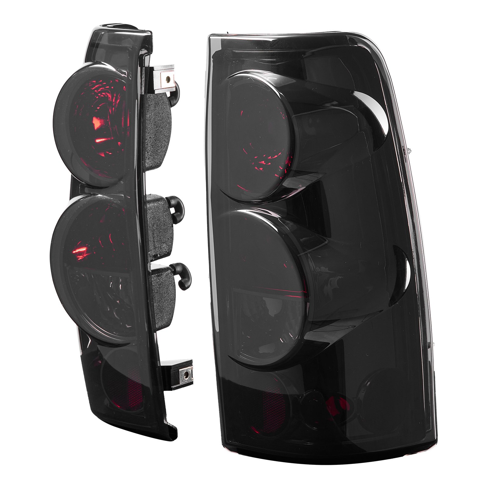 VEVOR Tail Light Assembly Compatible with 1999-2006 Chevy Silverado 1500 2500 3500, 1999-2003 GMC Sierra 1500 2500 1500/2500 HD, 2PCS Left & Right Side Taillights Rear Brake Lamps without Bulbs