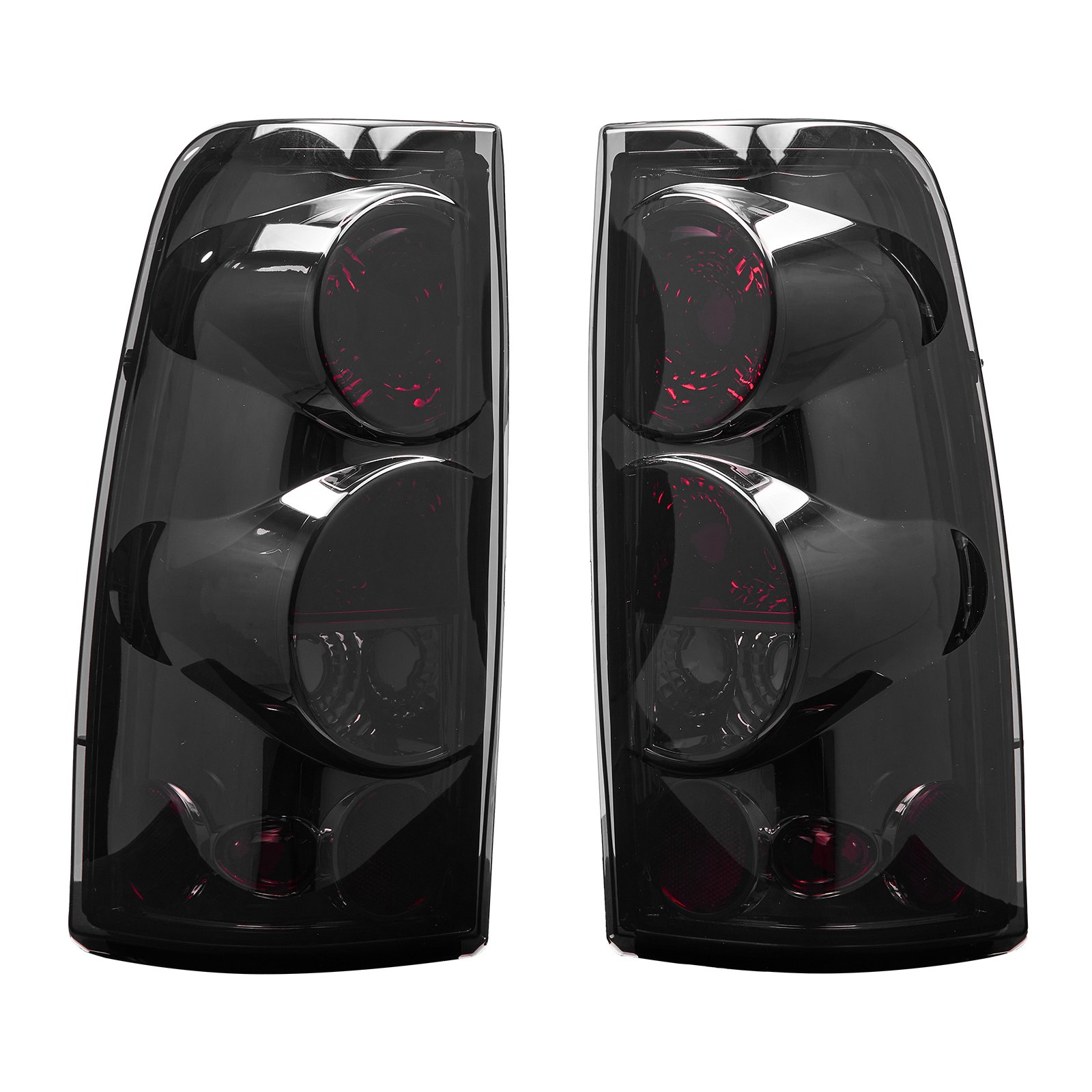VEVOR Tail Light Assembly Compatible with 1999-2006 Chevy Silverado 1500 2500 3500, 1999-2003 GMC Sierra 1500 2500 1500/2500 HD, 2PCS Left & Right Side Taillights Rear Brake Lamps without Bulbs