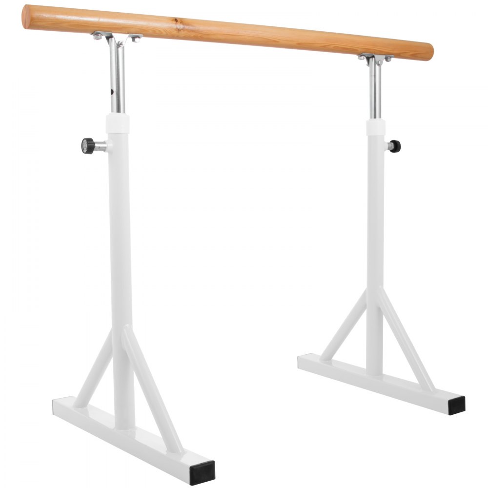 VEVOR Ballet Bar Portable 5FT Adjustable Barre Stretch Dance Bar Ballet Barre for Dancing Stretching（5FT White）