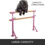 5FT Ballet Barre Stretch Bar Double Pine Dancing Bar Exercise Training Equipment