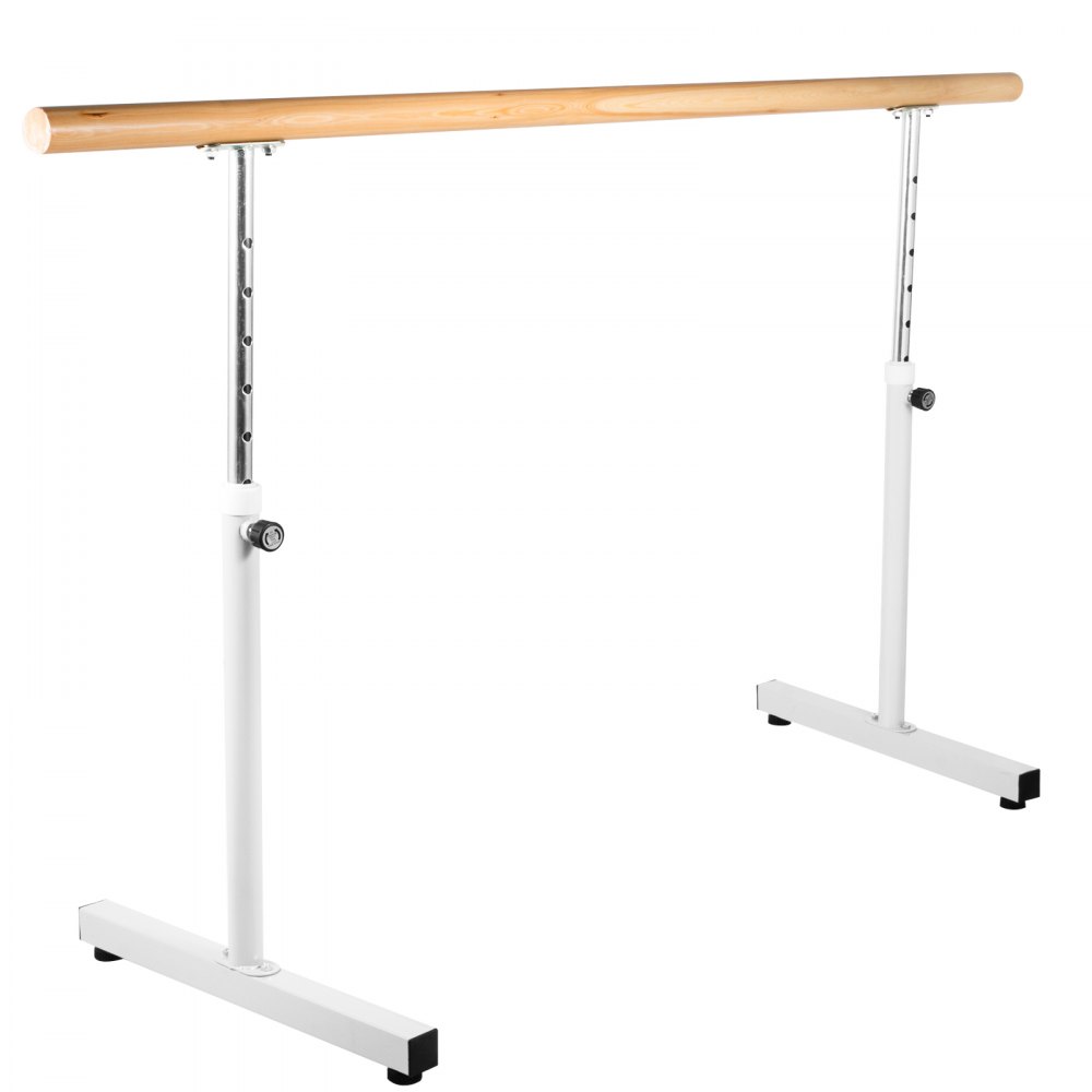 6.5FT Ballet Barre Freestanding Bar Single Leg Stretch Dance Training Adjustable