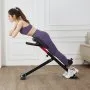 VEVOR Roman Chair Hyperextension Bench, 250 lbs Adjustable & Foldable Extension Machine, Multi-Function Exercise Equipment for Glute, Hamstring, Back, and Ab Workout, Fitness Weight Bench for Home Gym