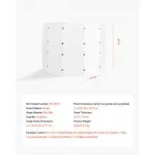 Drum Shield 5 Panels 2 ft x 5 ft Acrylic Drum Cage with Zinc Alloy Hinges