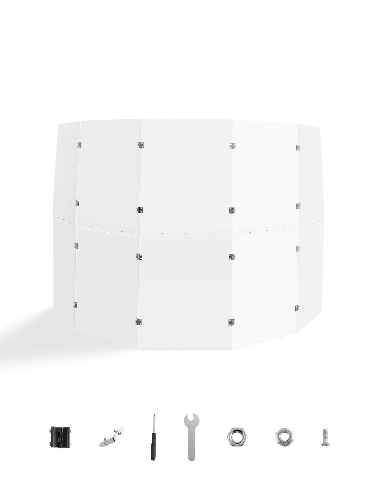 Drum Shield 5 Panels 2 ft x 5 ft Acrylic Drum Cage with Zinc Alloy Hinges Drum Shield 5 Panels 2 ft x 5 ft Acrylic Drum Cage with Zinc Alloy Hinges