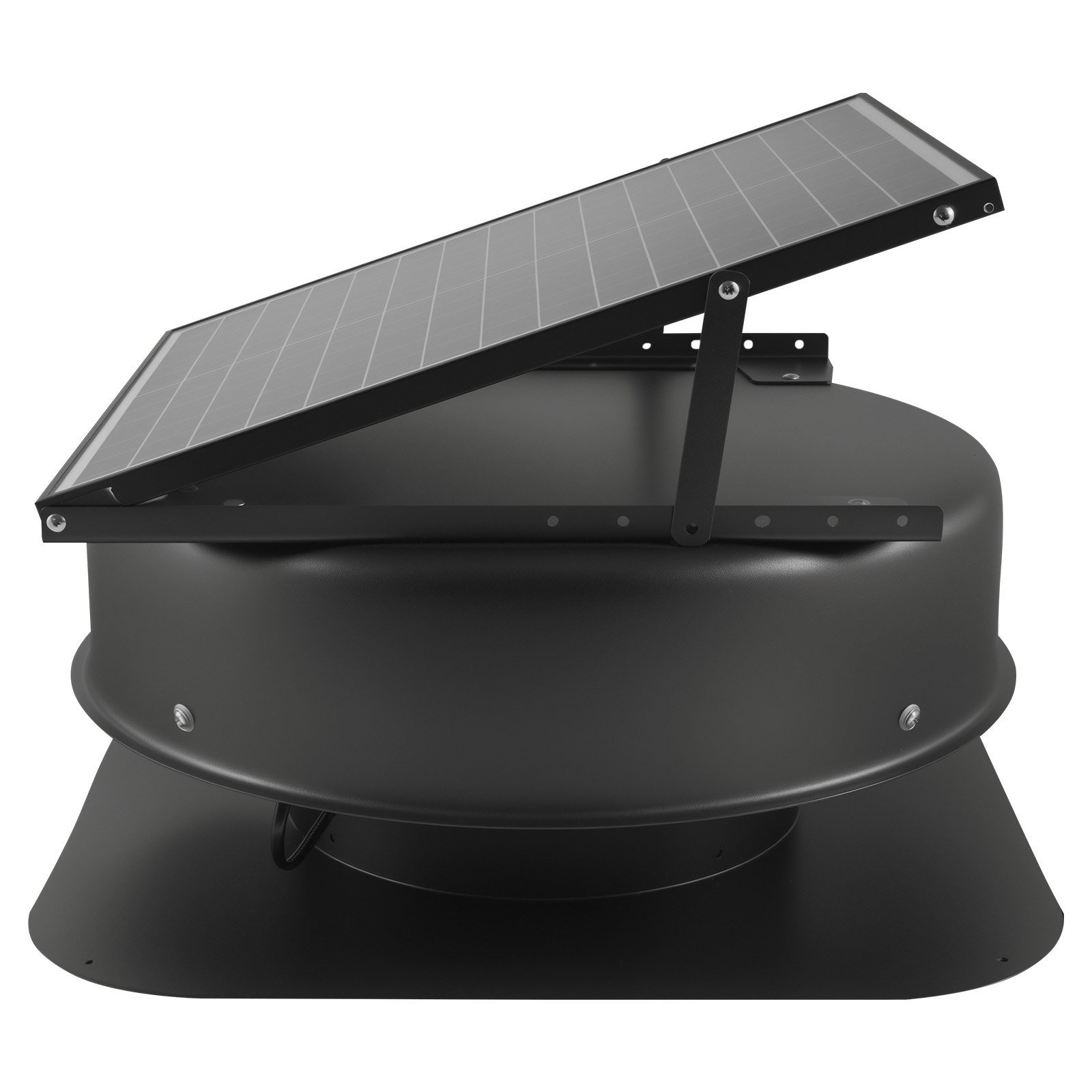 VEVOR Solar Attic Fan, 42 W, 2800 CFM Large Air Flow Solar Roof Vent Fan, Low Noise and Weatherproof with 110V Smart Adapter, Ideal for Home, Greenhouse, Garage, Shop, RV, FCC Listed