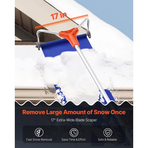 スノーブラシ ROOF SNOW SCRAPER ルーフスノースクレーパー 屋根雪降し RSS-210 1本:約146cm 全長:約638cm 車 雪かき スコップ 車載 スノースクレーパー 車用 伸縮