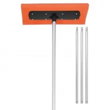 VEVOR 7.3-18.4ft Adjustable Snow Roof Rake 17.7 in Foam Blade Snows Removal Tool