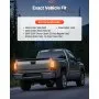 VEVOR Tail Light Assembly 2PCS Driver & Passenger Side LED Taillight with Bulbs