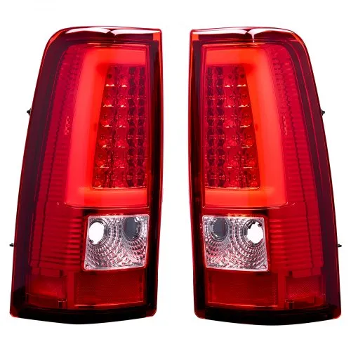 Juego De Luces Traseras LED Negras Para Chevy Silverado 1500/2500HD/3500 2003-2006