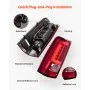 VEVOR Tail Light Assembly 2PCS Driver & Passenger Side LED Taillight with Bulbs