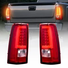 VEVOR Tail Light Assembly 2PCS Driver & Passenger Side LED Taillight with Bulbs