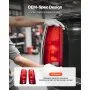 VEVOR Tail Light Assembly Left & Right Taillight Brake Lamps with Halogen Bulbs