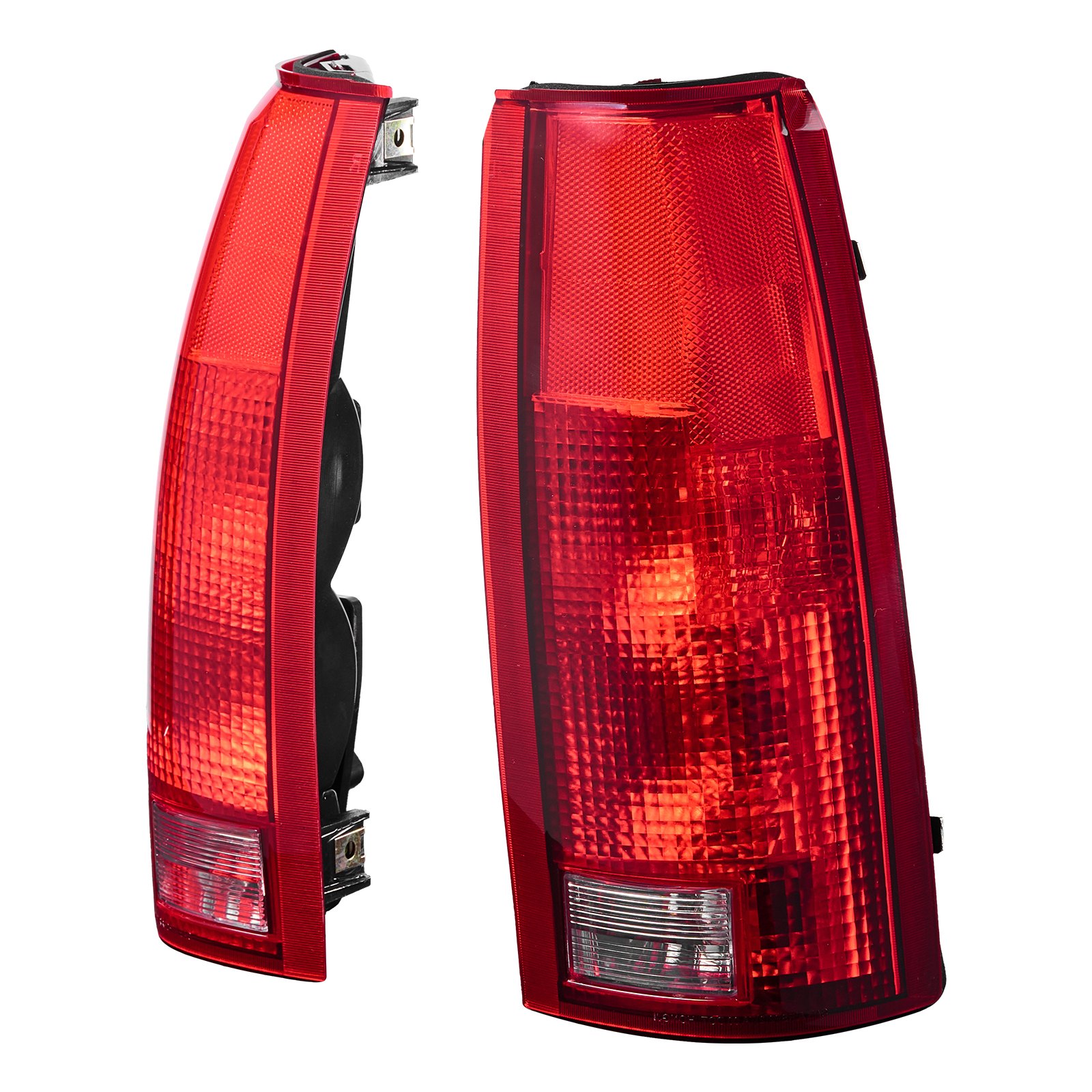 VEVOR Tail Light Assembly Compatible with 1988-1999 Chevy/GMC C/K 1500 2500 3500, 1992-1999 Chevy/GMC Suburban 1500/2500, 2PCS Left & Right Side Taillight Rear Brake Lamps with Halogen Bulbs