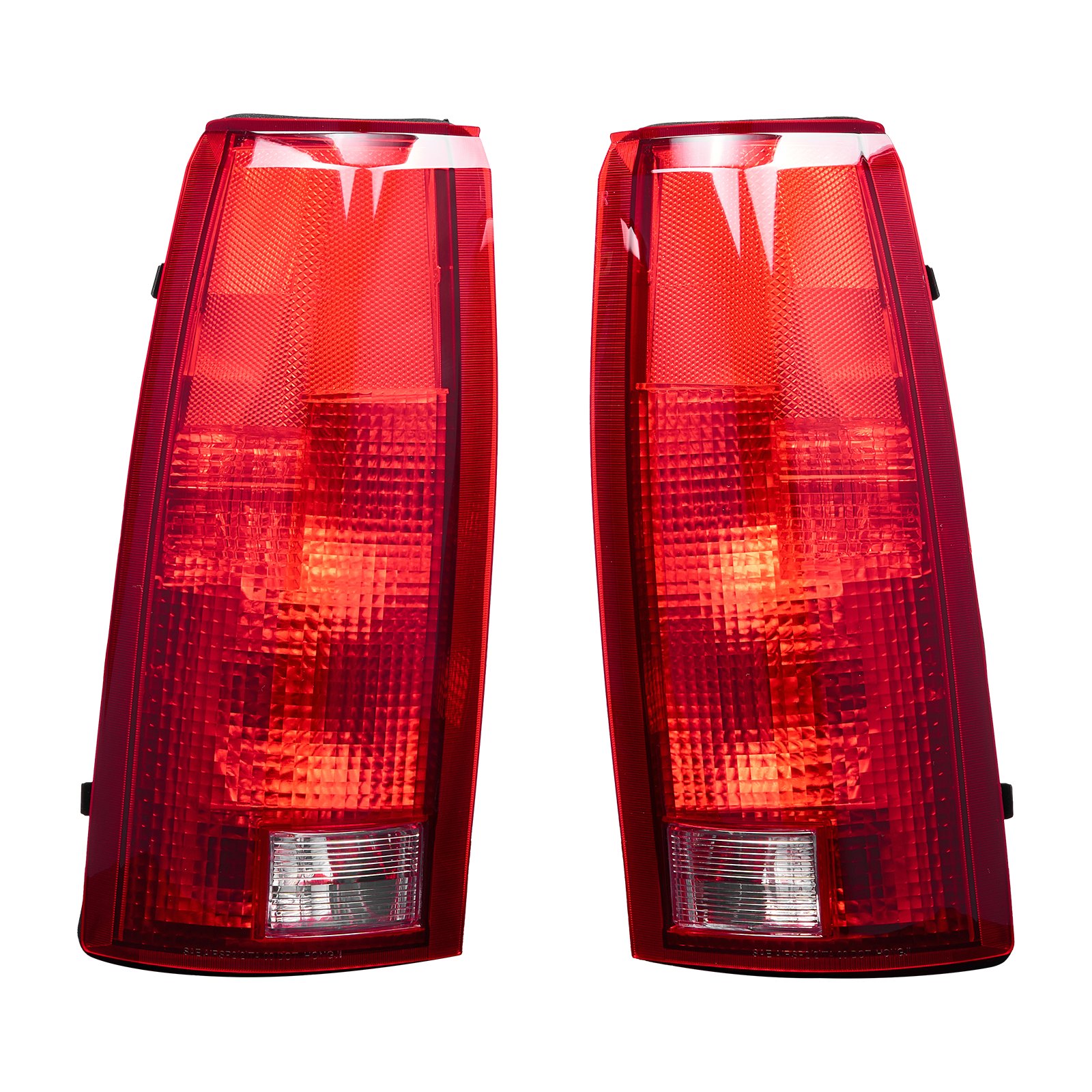 VEVOR Tail Light Assembly Compatible with 1988-1999 Chevy/GMC C/K 1500 2500 3500, 1992-1999 Chevy/GMC Suburban 1500/2500, 2PCS Left & Right Side Taillight Rear Brake Lamps with Halogen Bulbs