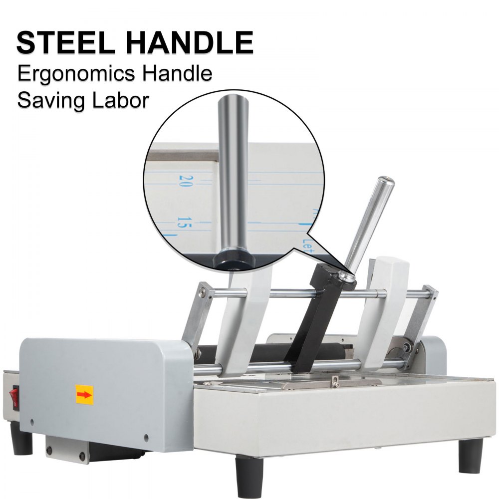 VEVOR A3 Paper Folding Machine Booklet Folding Machine w/ Five Binding Positions