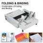 VEVOR A3 Paper Folding Machine Booklet Folding Machine w/ Five Binding Positions