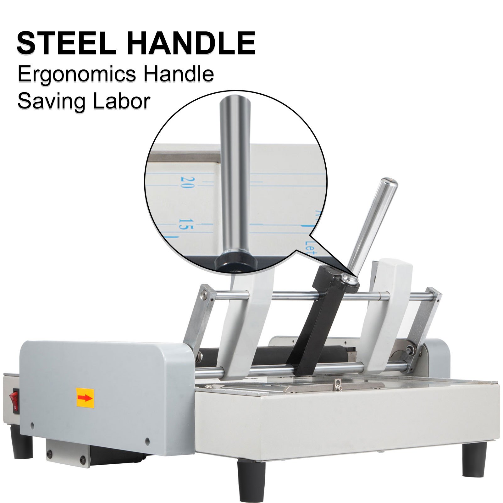 VEVOR A3 Paper Folding Machine Booklet Folding Machine w/ Five Binding Positions