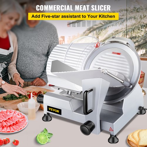 Electric Food & Meat Slicer Deli Cutter with 10" Blade