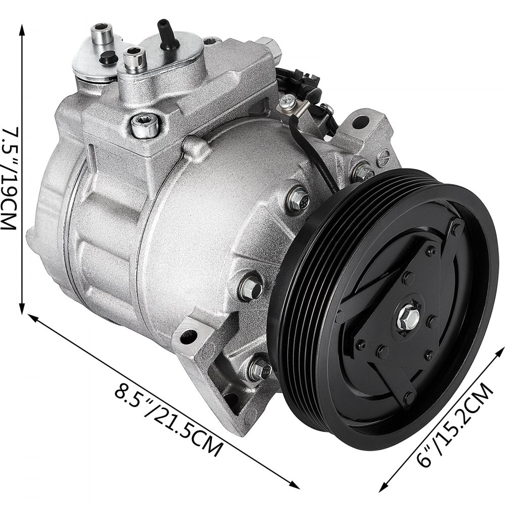 A/C Compressor and Clutch CO 11323C - 360027460 XC90 XC60 XC70 S80 LR2 S60 2007-2016  67675 68675