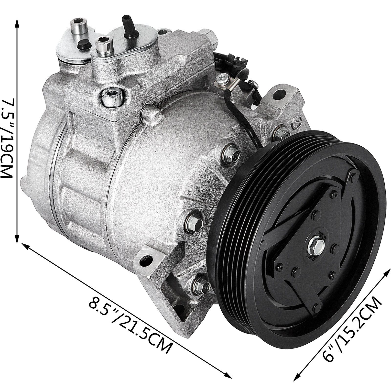 A/C Compressor and Clutch CO 11323C - 360027460 XC90 XC60 XC70 S80 LR2 S60 2007-2016  67675 68675