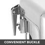 convenient buckle on the VEVOR commercial juice extractor, highlighting its ease of use.