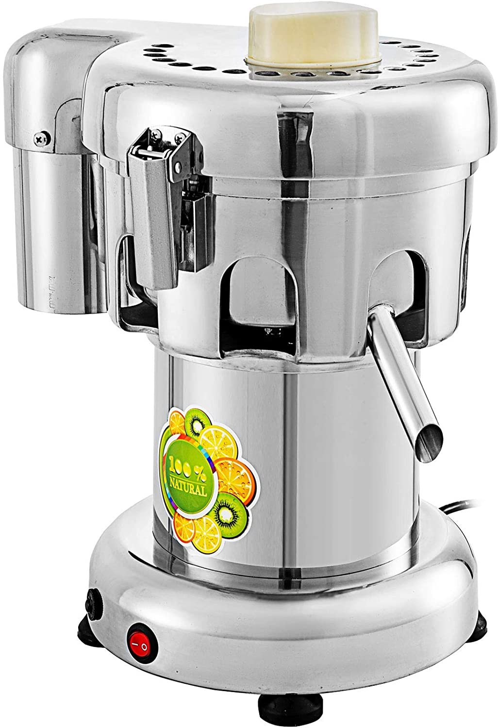 VEVOR Juice Extractor 370W Commercial Juice Extractor 176lbs/hr Capacity Centrifugal Juicer Stainless Steel Extractor Machine Heavy Duty Professional (WF-A3000)